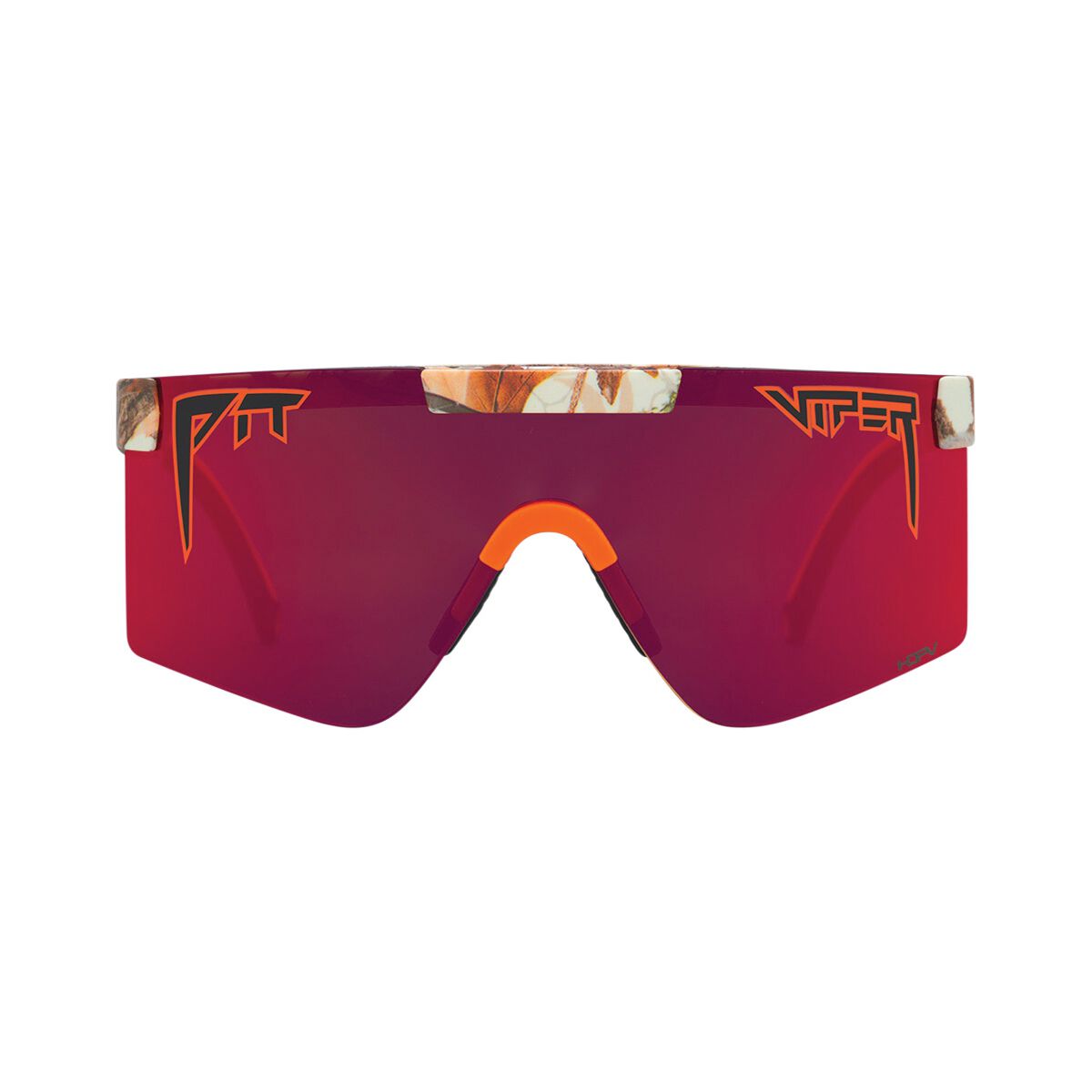 Pit Viper The Actualbush Original Polarised Sunglasses 2.0 Narrow Red, Red, bcf_hi-res