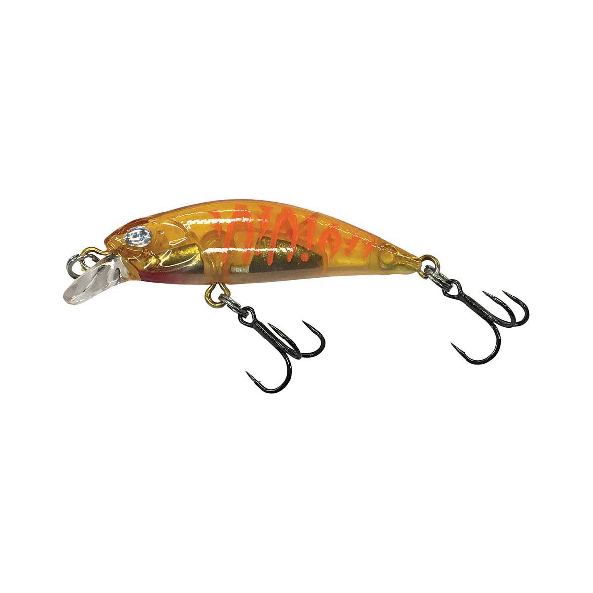 Asari Iron Head Hard Body Lures 4cm S Hot Prawn, Hot Prawn, bcf_hi-res