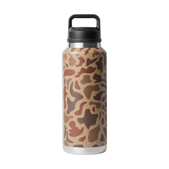 YETI® Rambler® Bottle 46 oz (1.4 L) with Chug Cap Wetlands Camo, Wetlands Camo, bcf_hi-res