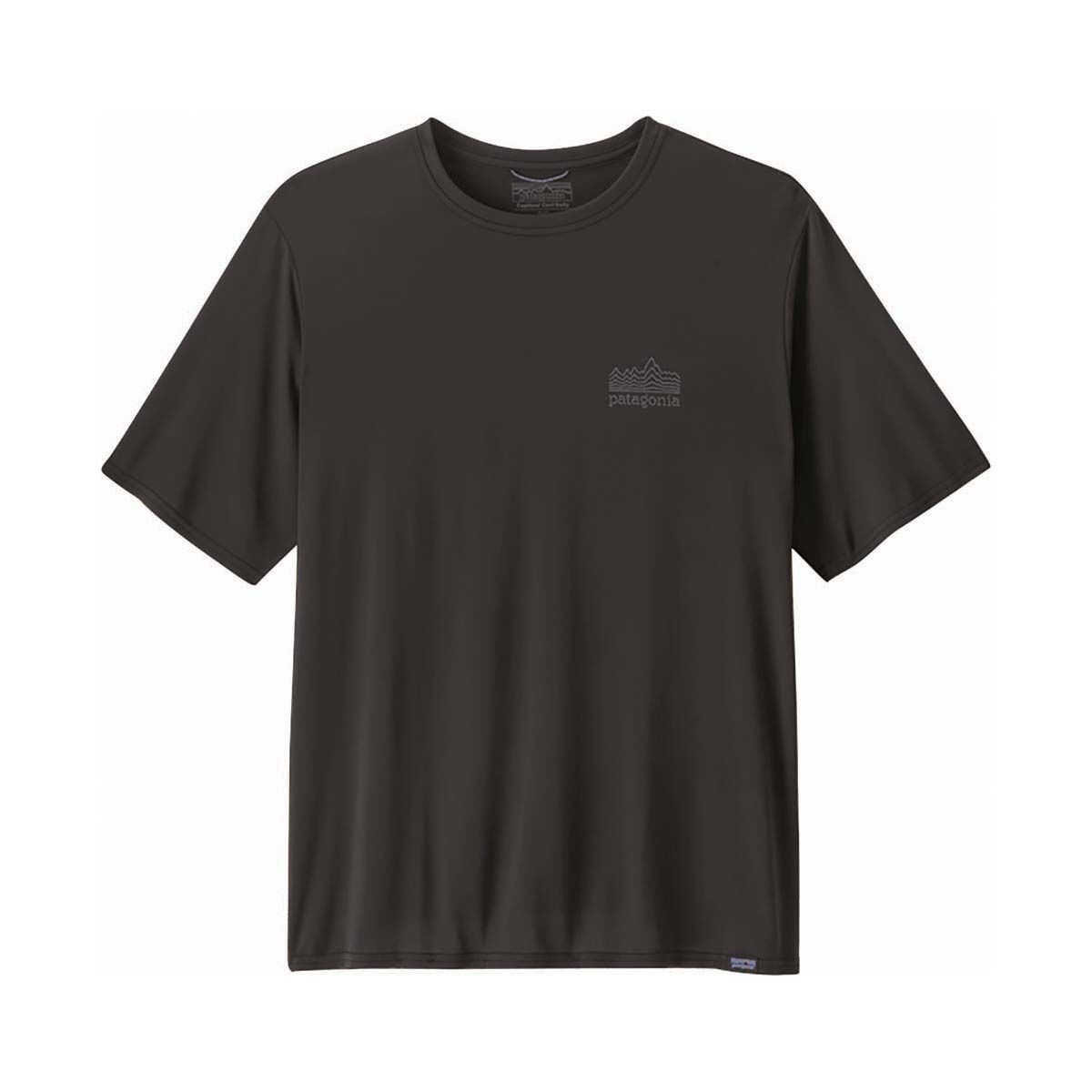 Patagonia Men's Capilene Cool Daily Graphic Shirt Black S, Black, bcf_hi-res