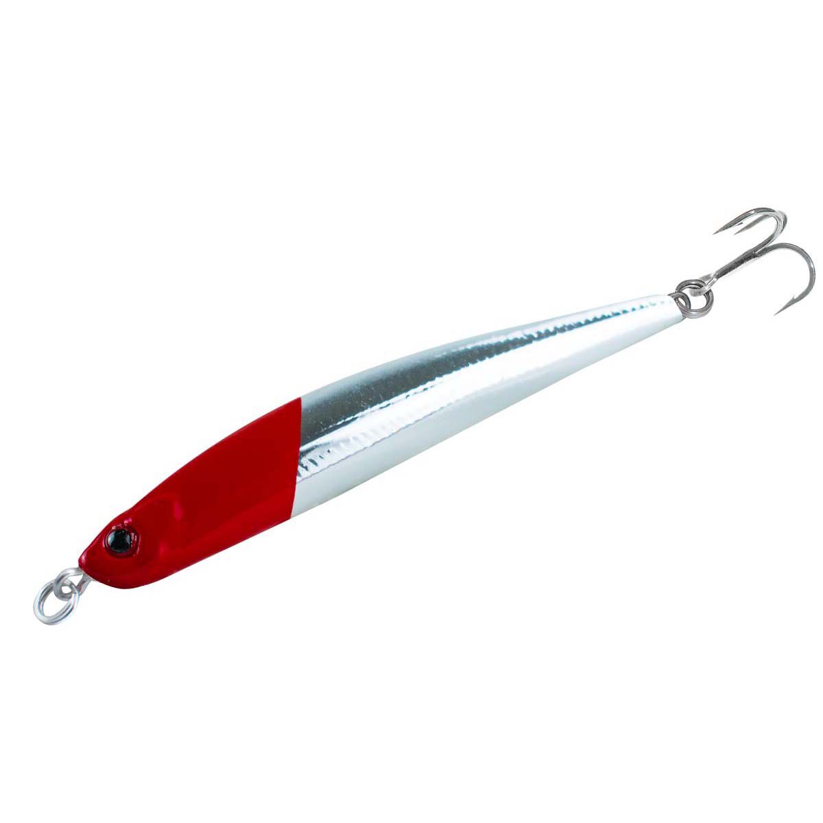 CID Casting Sprat High Speed Spinning Lure 90mm Chrome Red Head, Chrome Red Head, bcf_hi-res