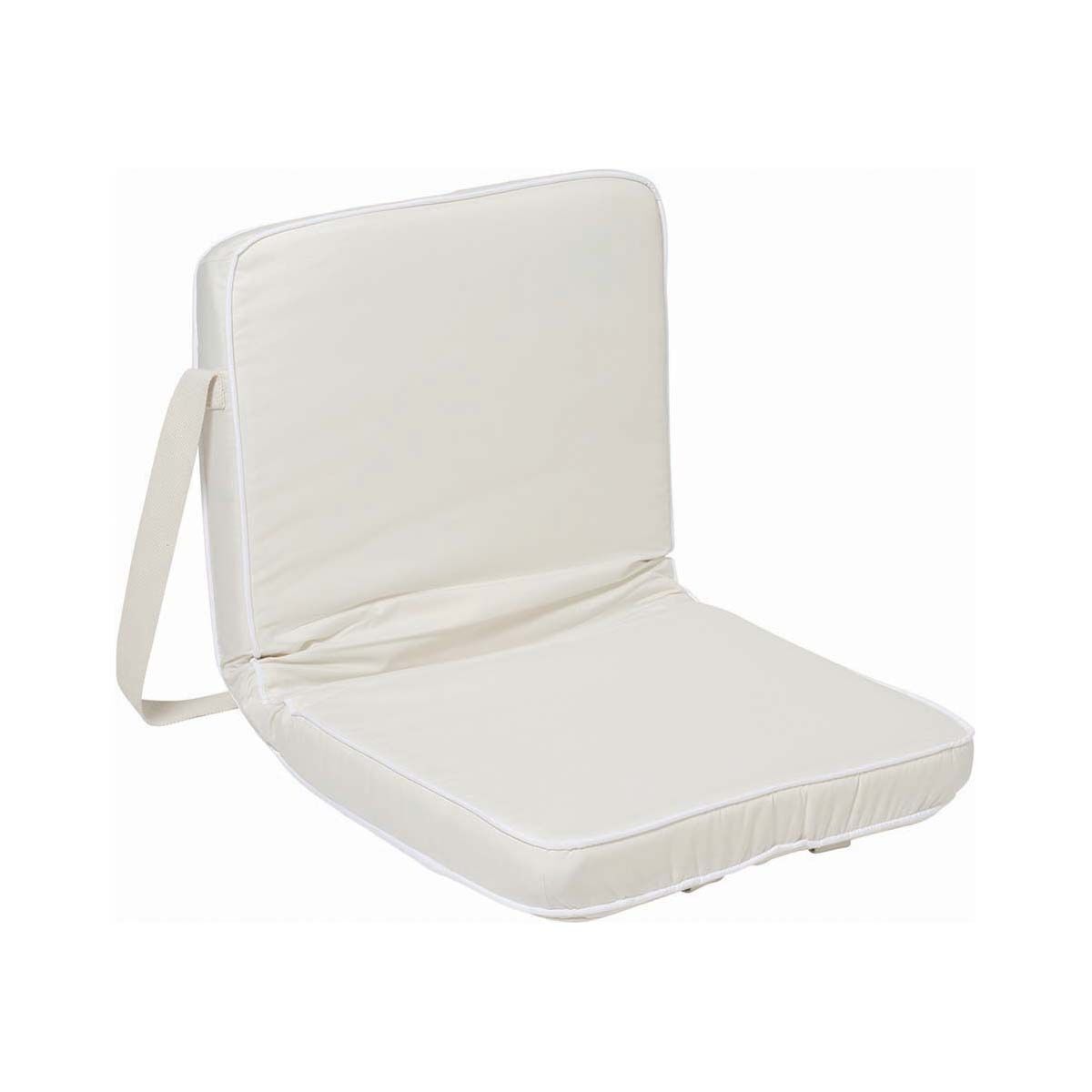SUNNYLiFE Casa Cream 150kg Folding Chair, , bcf_hi-res
