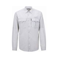 Daiwa Men’s Long Sleeve Fishing Shirt Grey S, Grey, bcf_hi-res