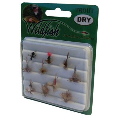 Fly Fishing Flies Supplied in Hard Cased Box Select Type and number of Flies 