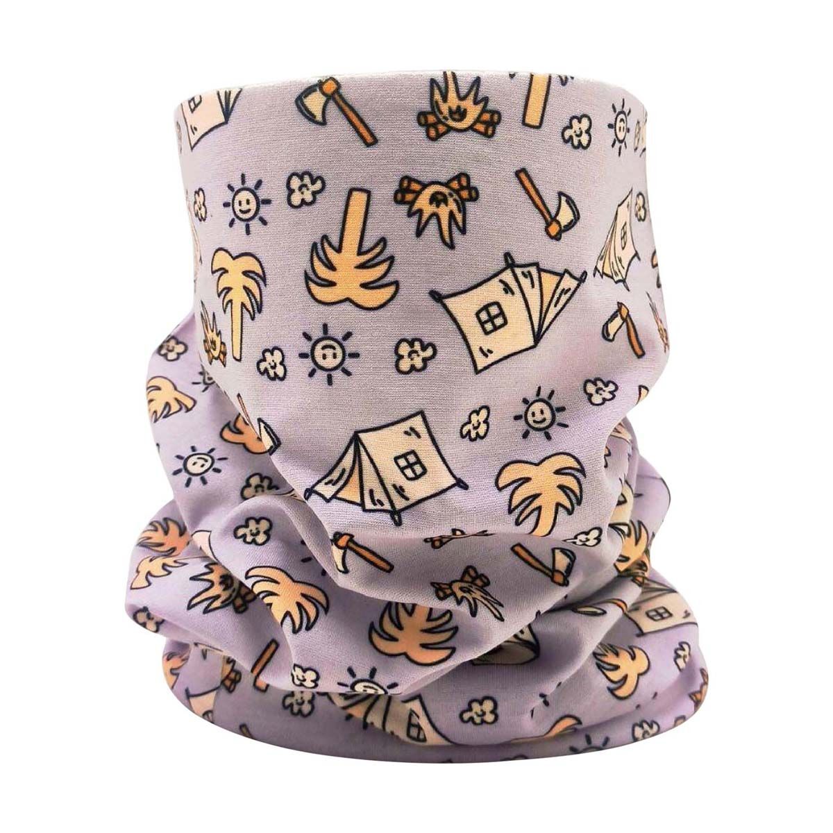 BCF Unisex Multiscarf Gone Camping OSFM, Gone Camping, bcf_hi-res