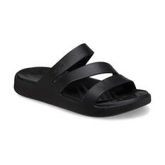 Crocs Women's Getaway Strappy Shoes, Black, bcf_hi-res