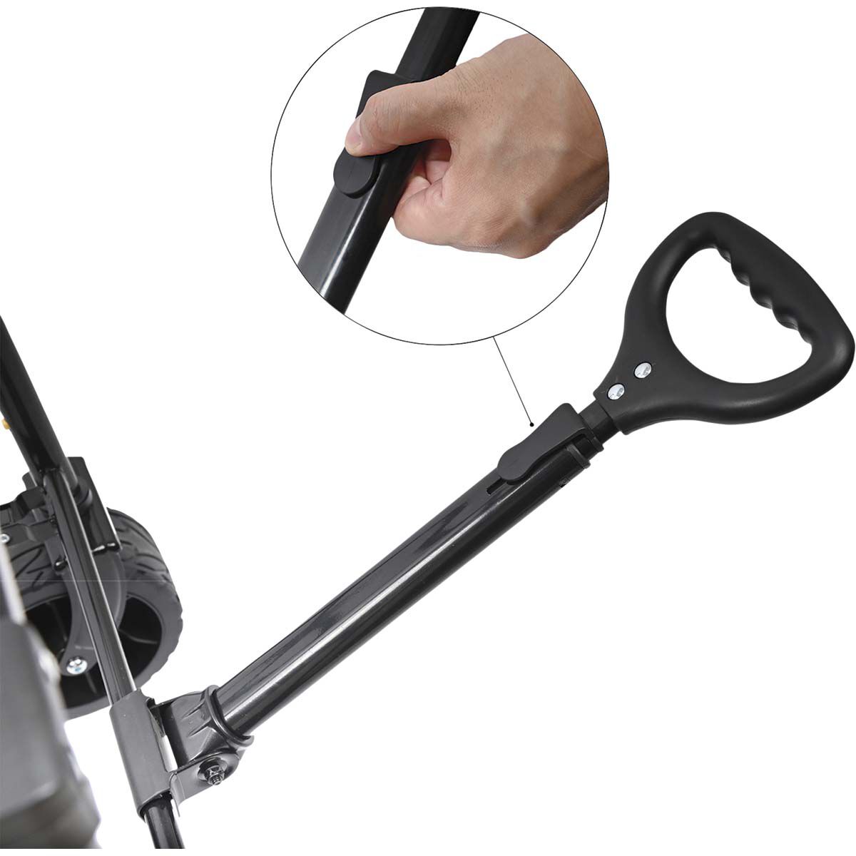 Wanderer Flat Fold Beach Cart 100kg Yellow Stripe, , bcf_hi-res