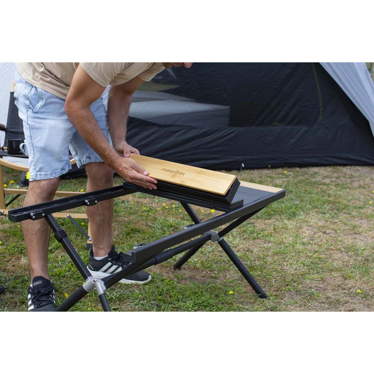 Zempire Stealthpac 95 Folding Camping Table, , bcf_hi-res
