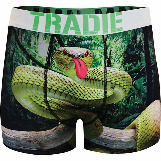 Tradie Men's Silly Snake Trunk, , bcf_hi-res