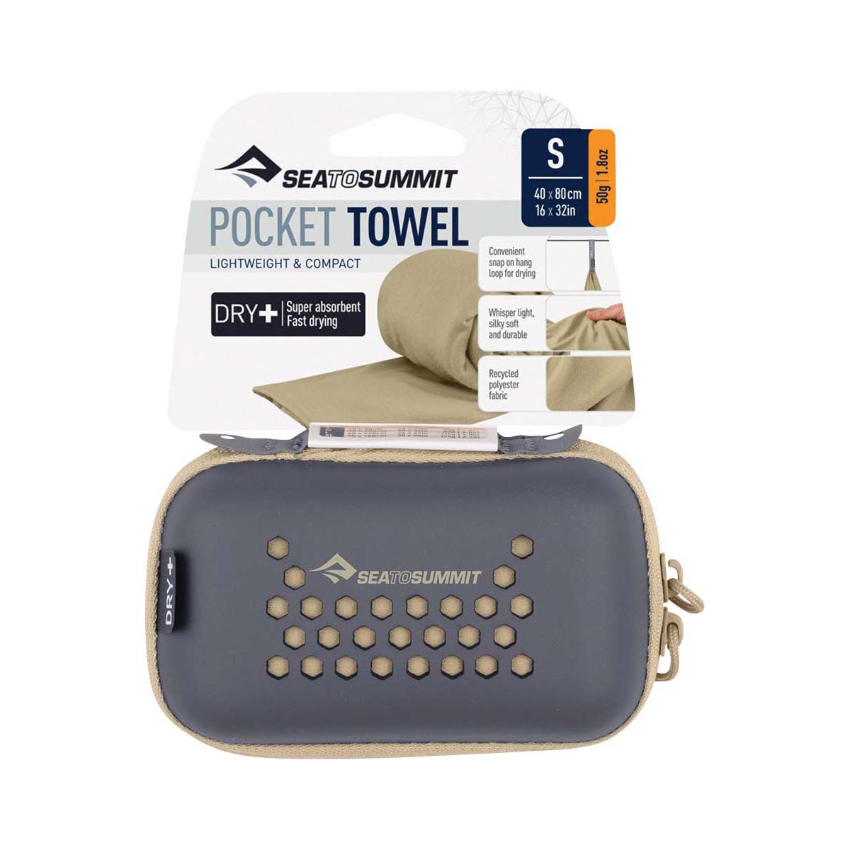 Sea to Summit Pocket Towel Desert S, Desert, bcf_hi-res
