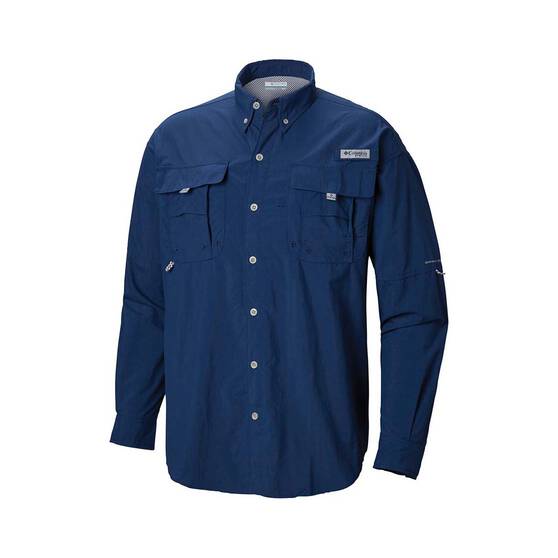 Columbia Men’s Bahama II Long Sleeve Shirt, Carbon Blue, bcf_hi-res