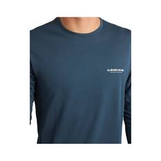 Quiksilver Men’s Seagrass Long Sleeve Rashie, Midnight Navy, bcf_hi-res