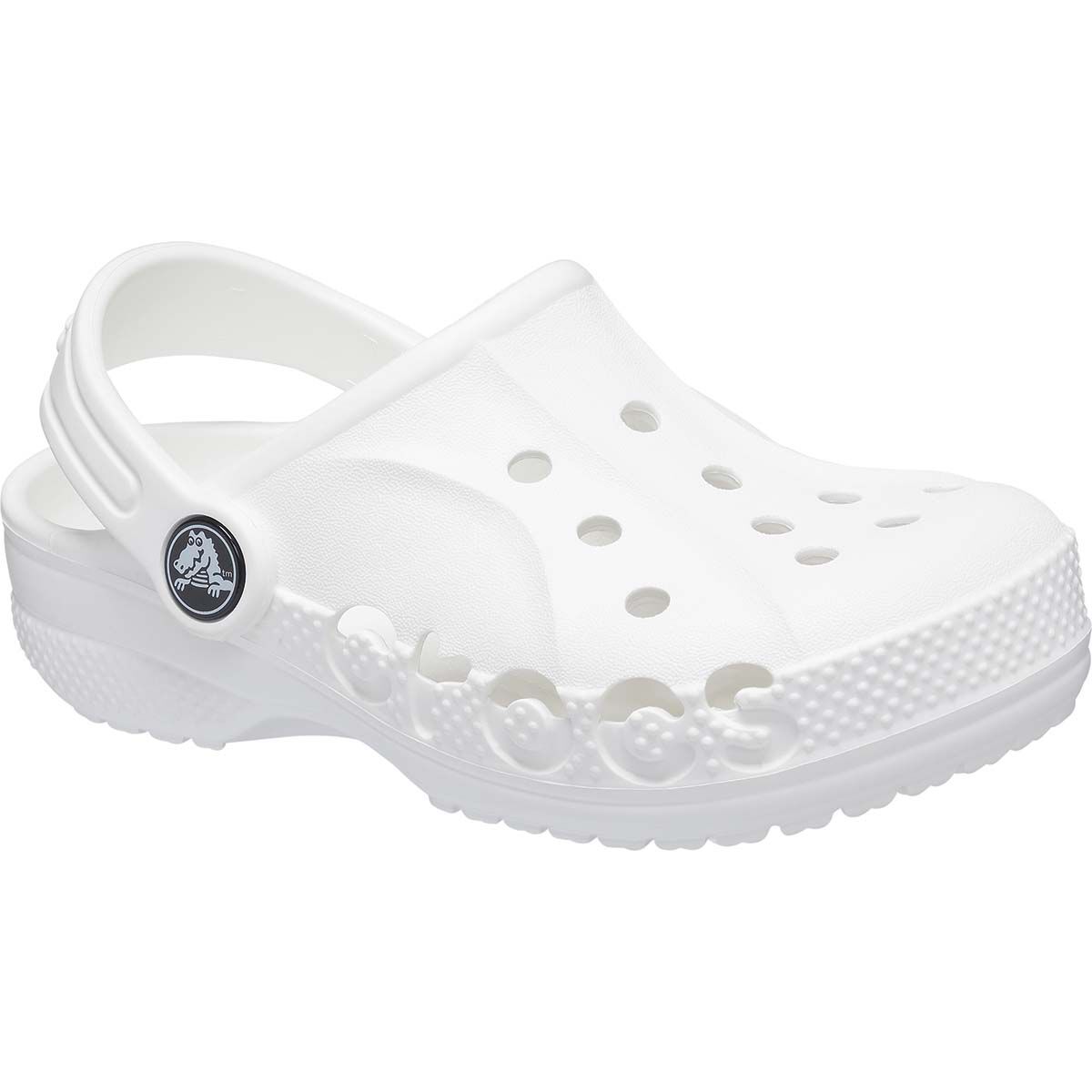 Crocs Kids' Baya Clogs, White, bcf_hi-res