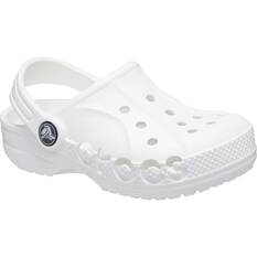 Crocs Kids' Baya Clogs, White, bcf_hi-res