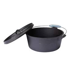 Campfire Pre Seasoned Cast Iron Camp Oven 4.5 Quart, , bcf_hi-res