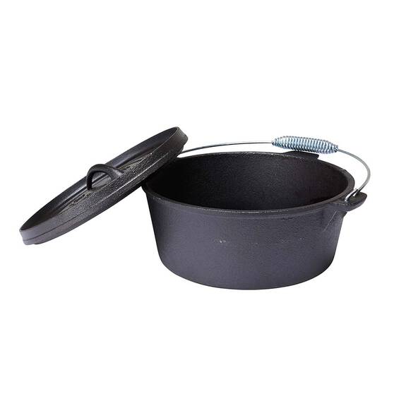 Campfire Pre Seasoned Cast Iron Camp Oven 4.5 Quart, , bcf_hi-res