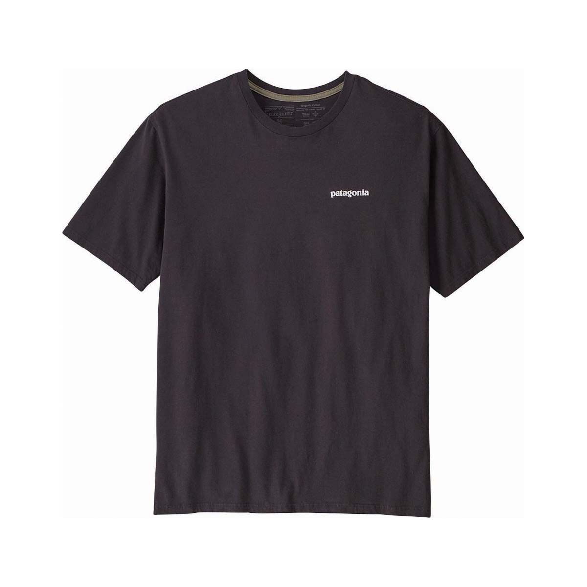 Patagonia Men's Home Water Trout Organic Tee Ink Black S, Ink Black, bcf_hi-res