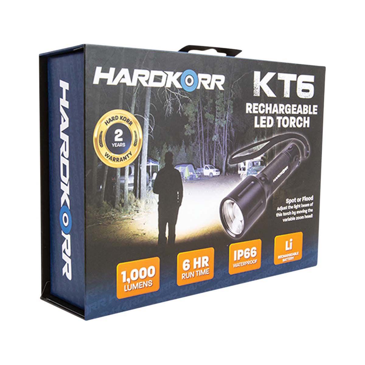 Hardkorr Cree Rechargeable Torch, , bcf_hi-res