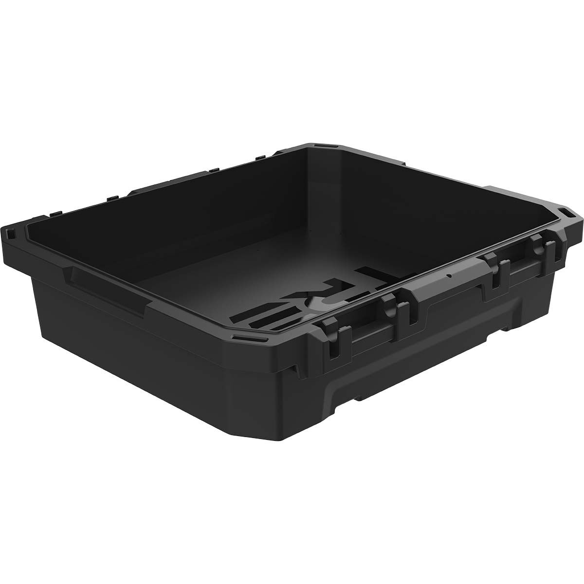 TRED Shallow Storage Box 25L Black Green, Black Green, bcf_hi-res