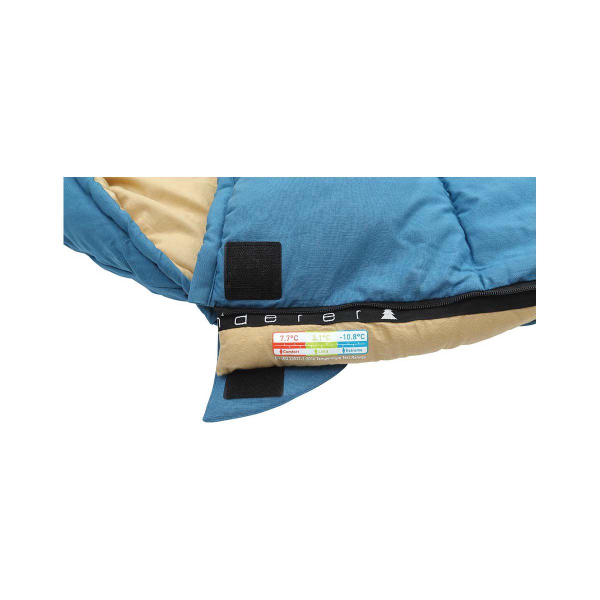 Wanderer Grand Nepean +7.7C Cotton Hooded Sleeping Bag, , bcf_hi-res