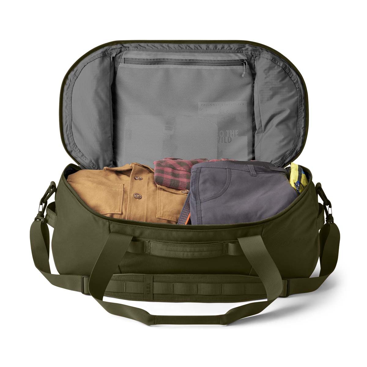YETI&reg; Crossroads&reg; 60L Duffel Olive, Olive, bcf_hi-res
