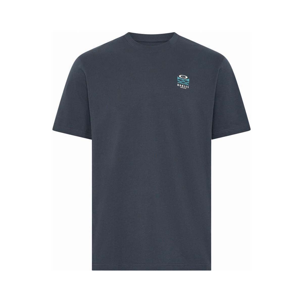 Oakley Men&rsquo;s Elements Waves Short Sleeve Tech Tee, Graphite, bcf_hi-res