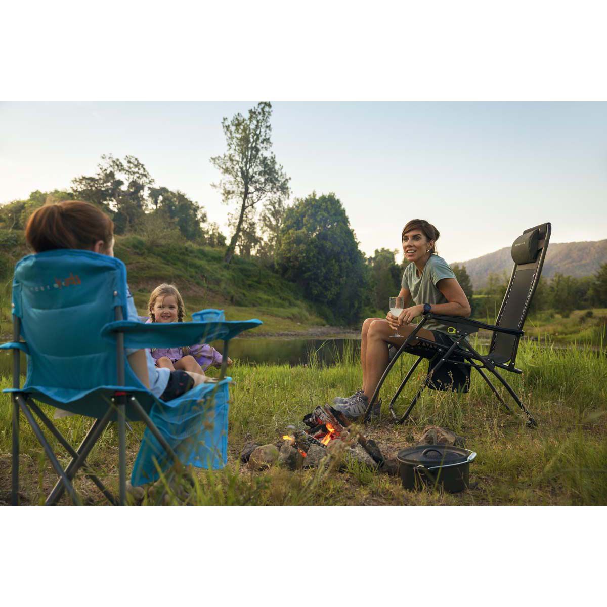 Wanderer reclining mesh lounger hotsell