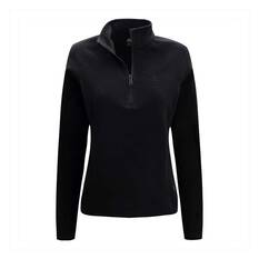 Macpac Women's Tui Fleece Pullover V6 Black 8, Black, bcf_hi-res