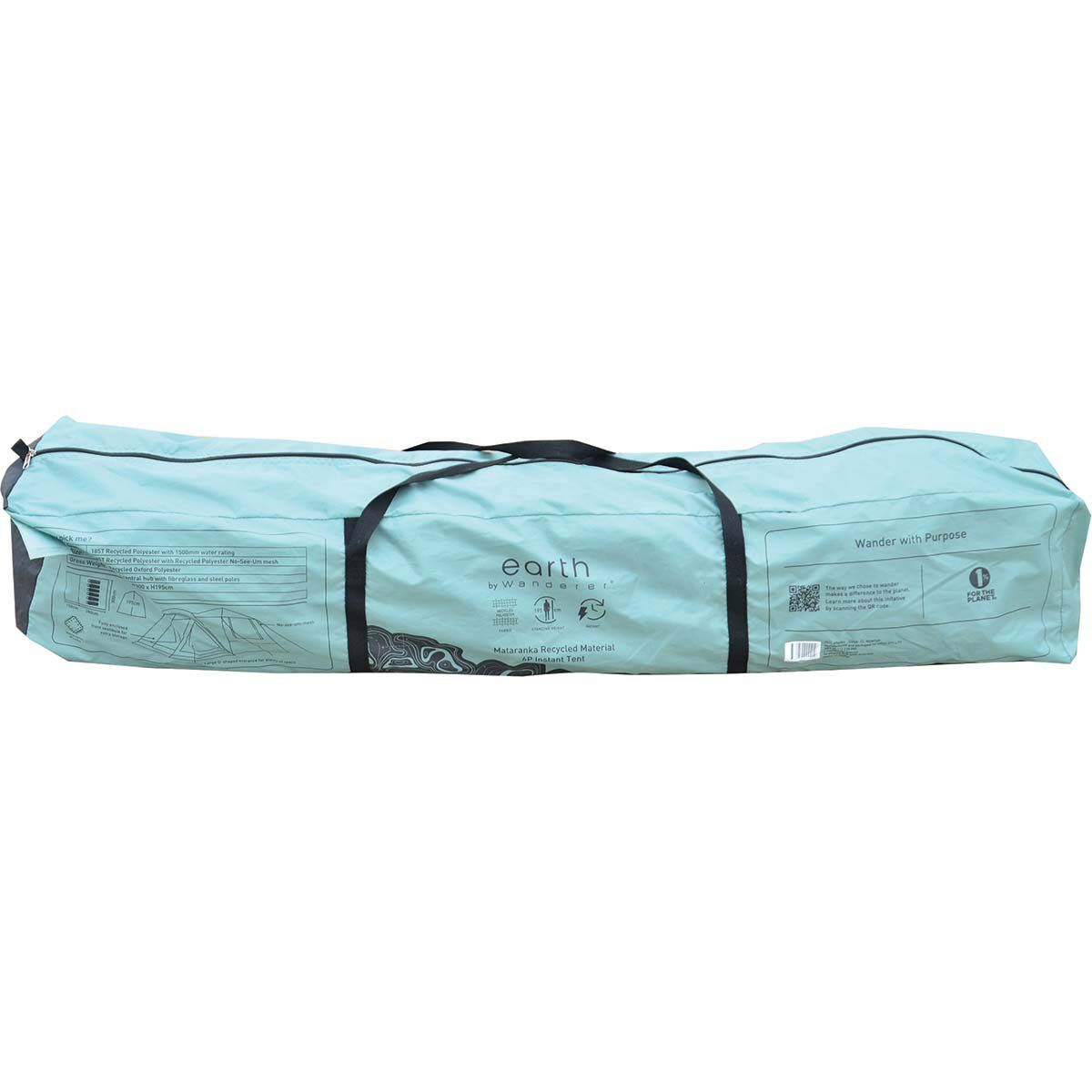 earth by Wanderer&reg; Mataranka Recycled Material Instant Tent 6 Person, , bcf_hi-res