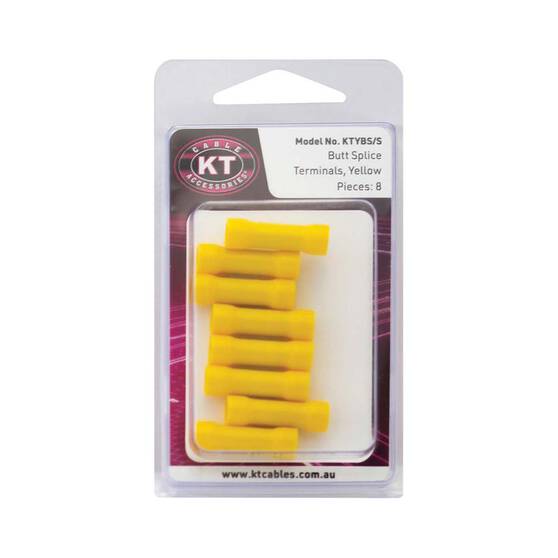 KT Cables Insulated Joiner Terminal Yellow 6.0, , bcf_hi-res