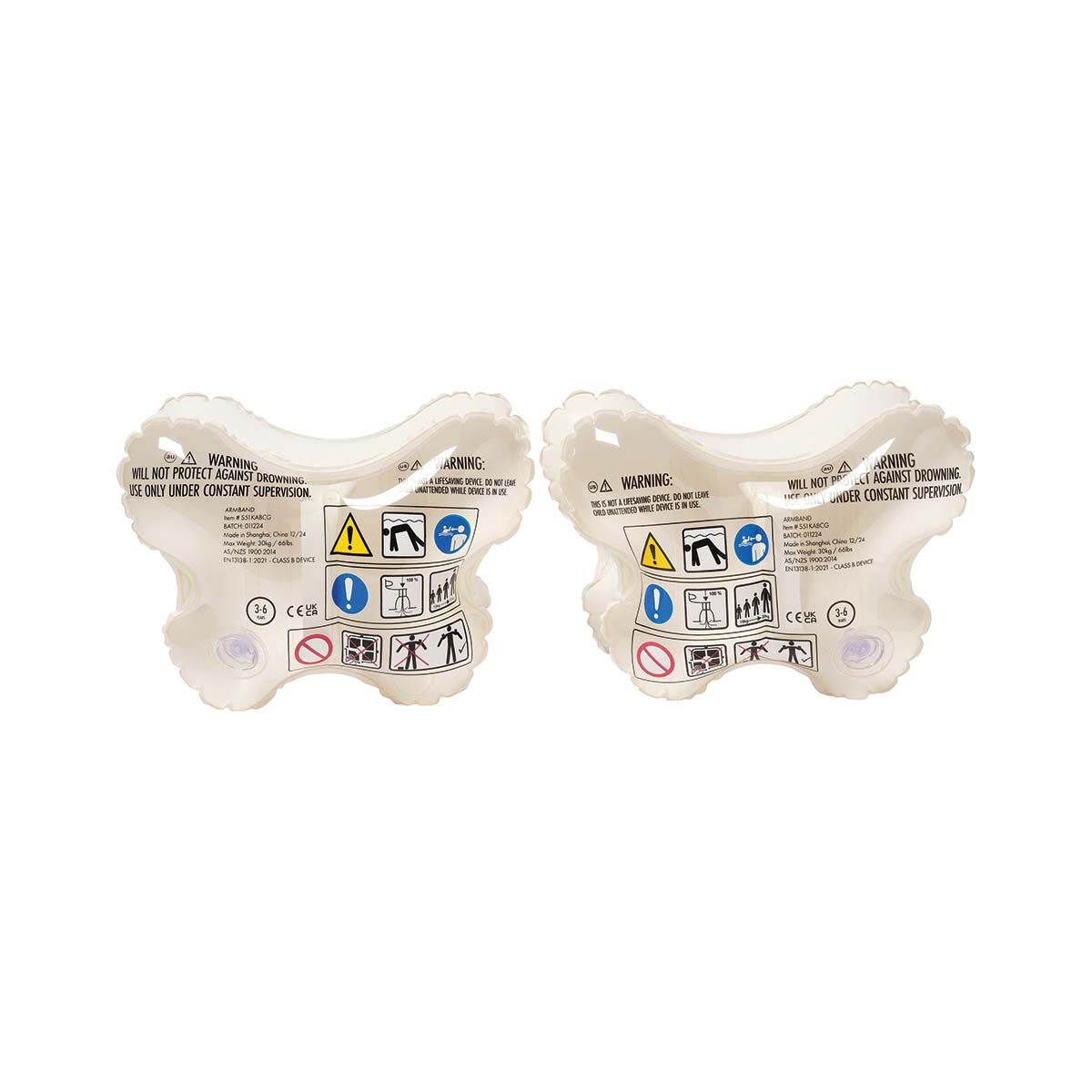 SUNNYLiFE Cotton Candy Glitter Inflatable Arm Bands, , bcf_hi-res