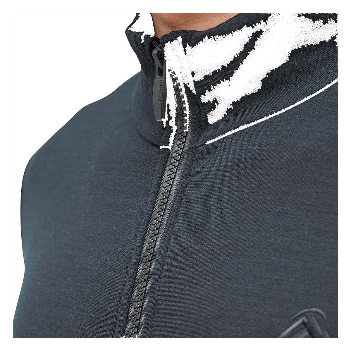 Macpac Men's Craigieburn 280 Merino Blend Hoodie Black XL, Black, bcf_hi-res