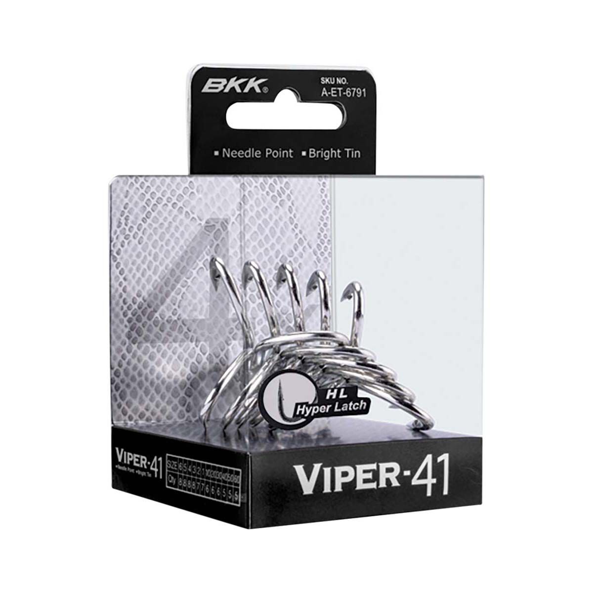 BKK Viper41 Treble Hooks BCF