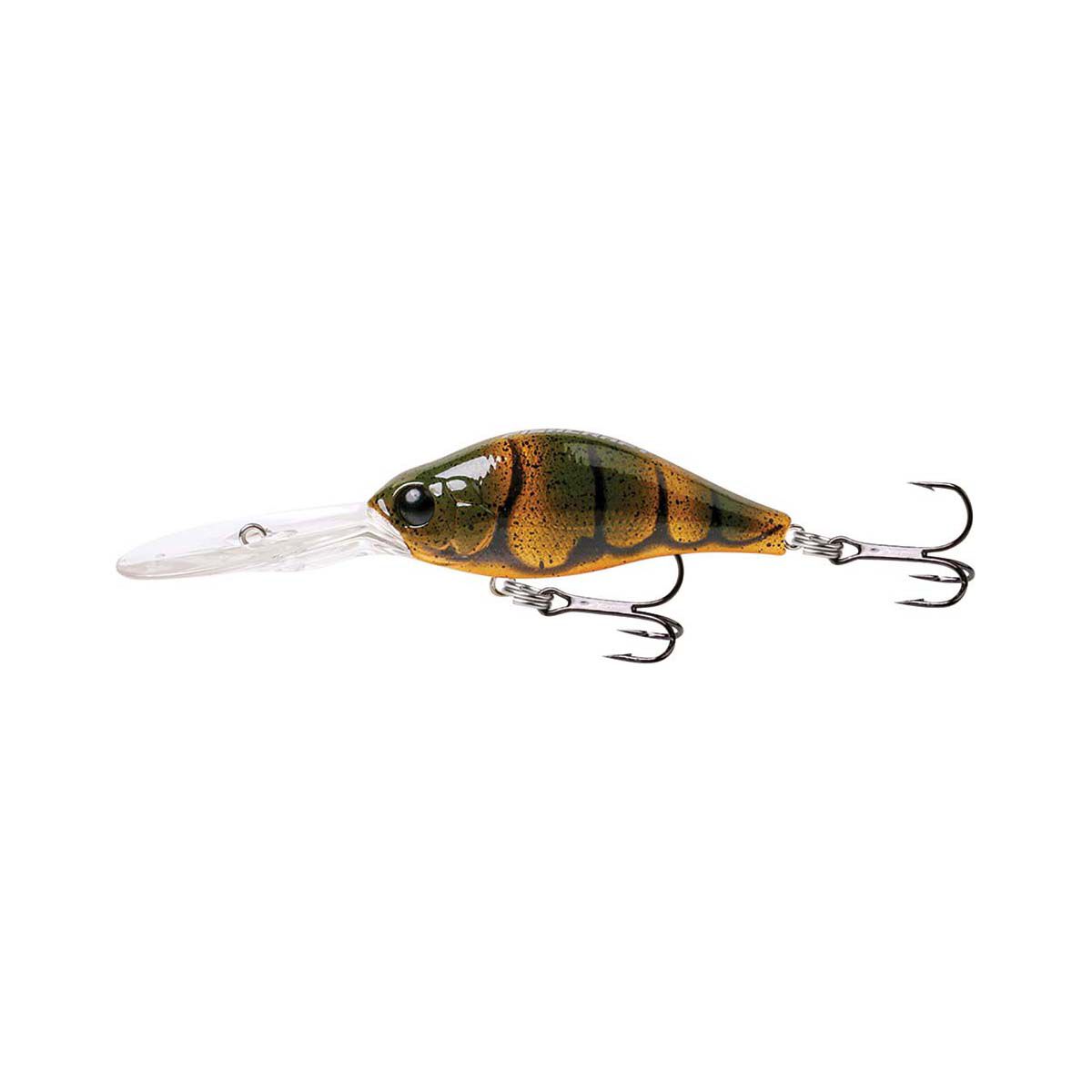 Fishcraft Hound Dog Hard Body Lure 65mm Green Yabbie, Green Yabbie, bcf_hi-res