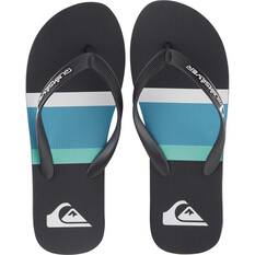Quiksilver Men's Molokai Core Thongs, Black, bcf_hi-res