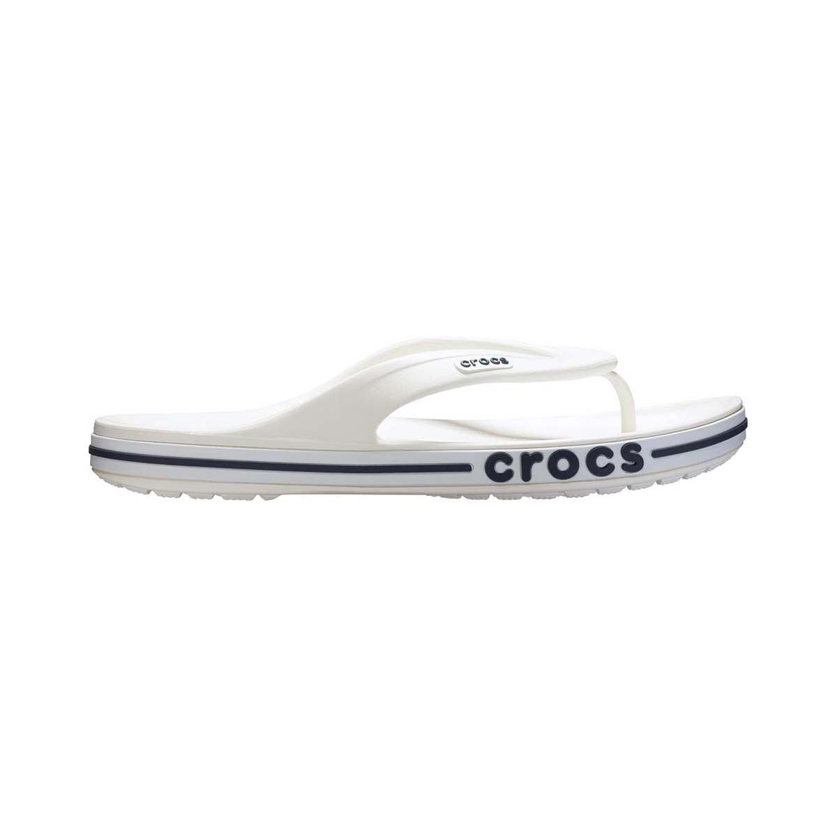Crocs Unisex Bayaband Thongs White Navy M9 W11 BCF