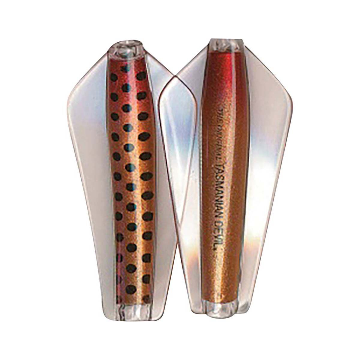 Wigston Tassie Devil Lead Free hard Body Lure 13.5g Red Nose Brown Bomber, Red Nose Brown Bomber, bcf_hi-res