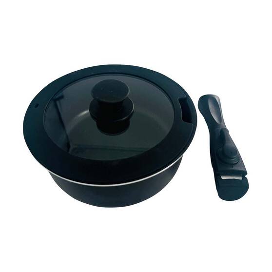 Wanderer Aluminium Non-Stick Pot Set 6 Piece, , bcf_hi-res