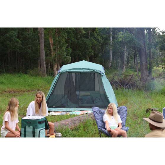 earth by Wanderer® Mataranka Recycled Material Instant Tent 6 Person, , bcf_hi-res
