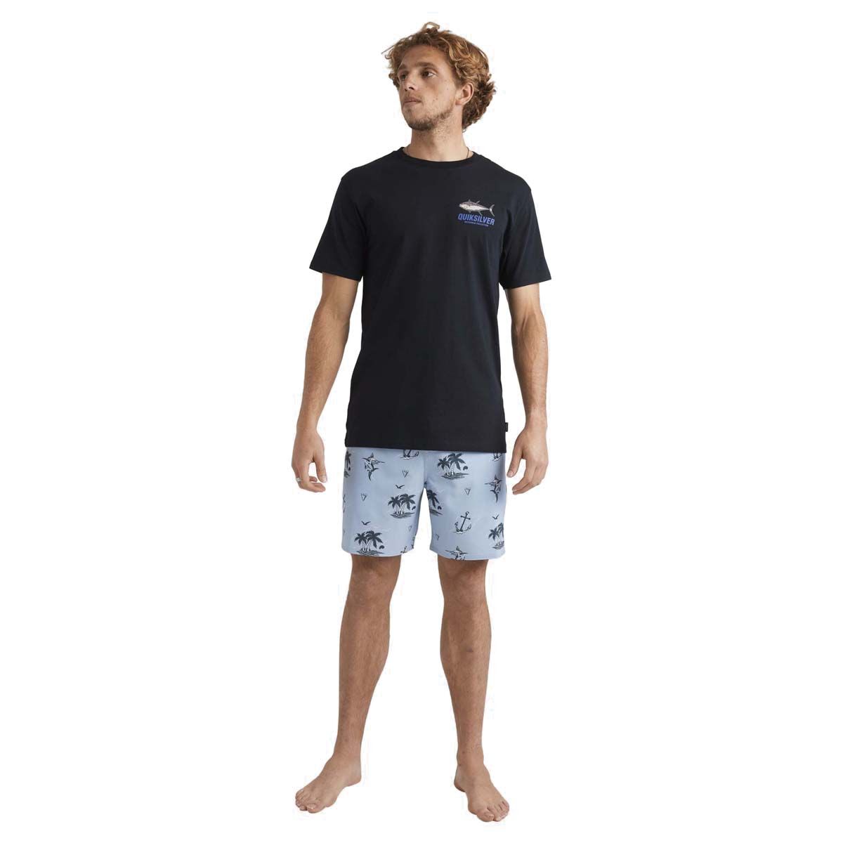 Quiksilver Men&rsquo;s Horizon Haze Volley Shorts, Ashley Blue, bcf_hi-res