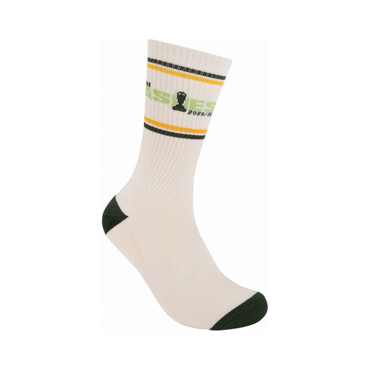 Foot-ies x Cricket Australia Ashes Socks Cream M/L, Cream, bcf_hi-res