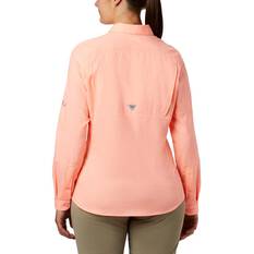 Columbia Women's Low Drag Offshore Long Sleeve Fishing Shirt, Pink, bcf_hi-res