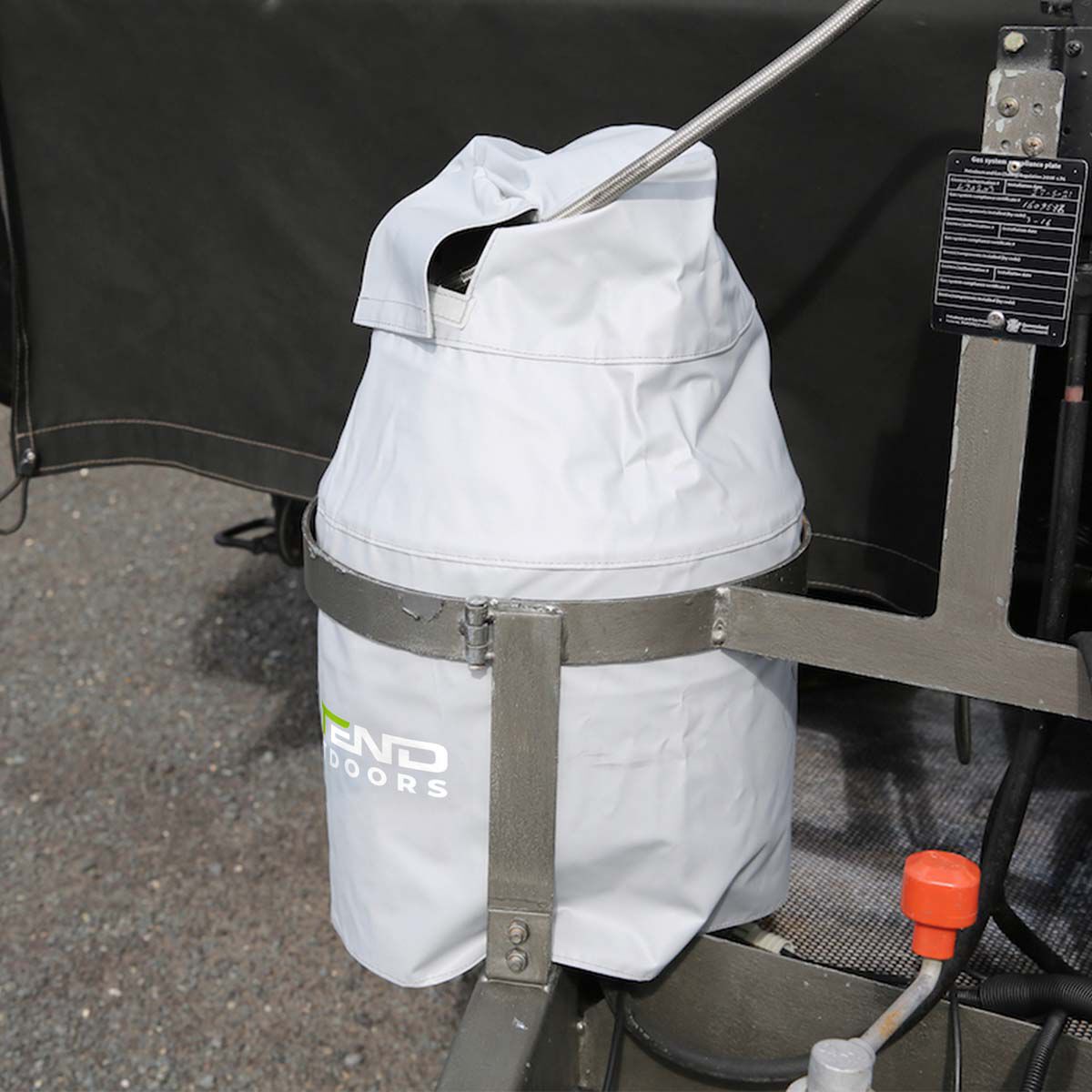 Xtend Outdoors Gas Bottle Cover Grey, , bcf_hi-res