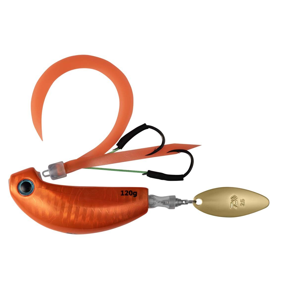 Daiwa Kohga Blade Breaker Jig Lure 120g Orange, Orange, bcf_hi-res