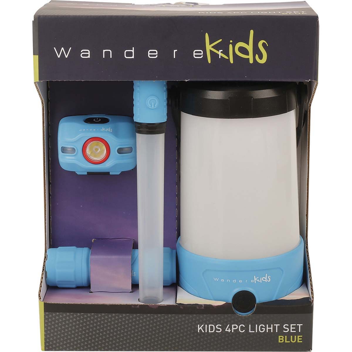 Wanderer Kids 4 Piece Lighting Set Blue, Blue, bcf_hi-res