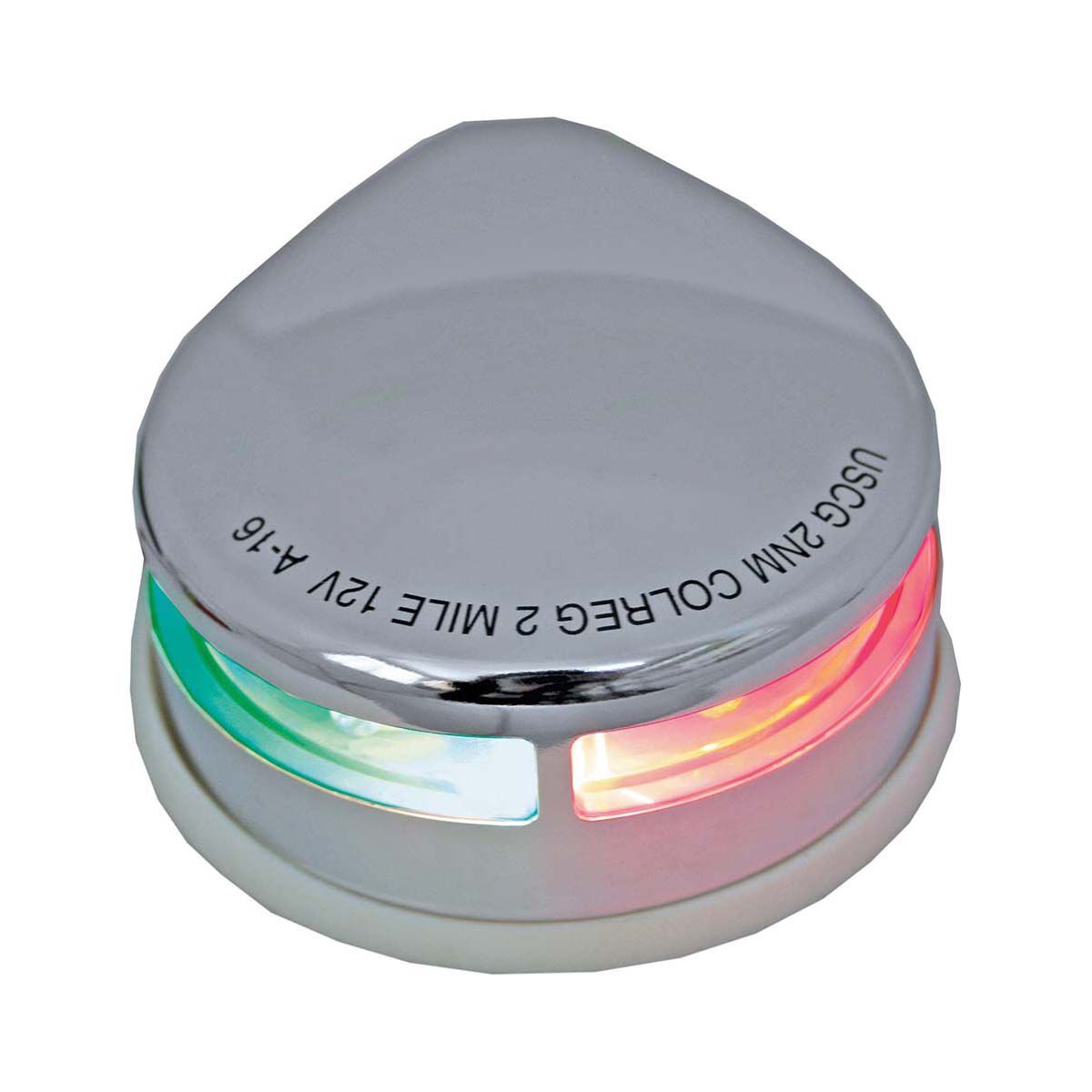 RWB LED Navigation Lights Stainless Steel 12V Horizontal Port and Starboard 2 Pack, , bcf_hi-res