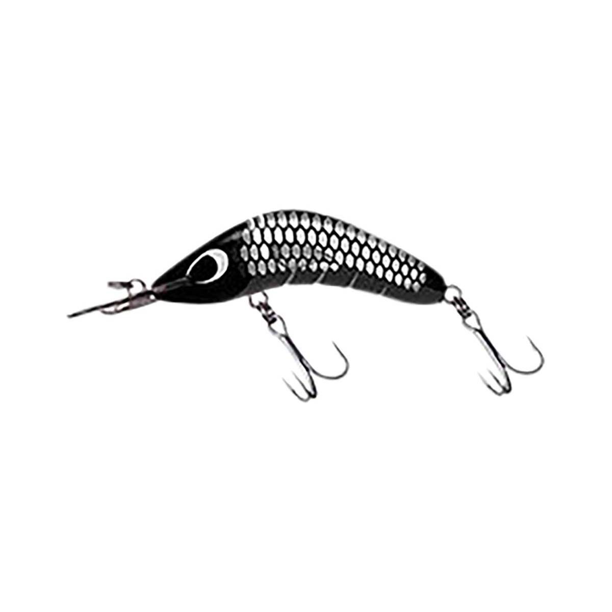 Predatek Boomerang Mid 80mm Hardbody Lure Black Beetle, Black Beetle, bcf_hi-res