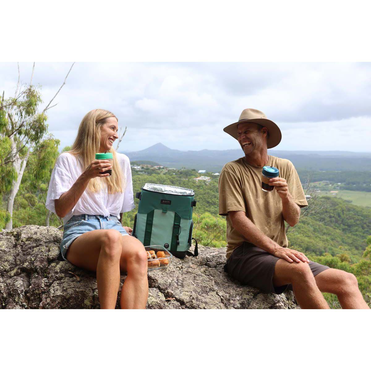 earth by Wanderer&reg; Recycled Fabric Soft Cooler Backpack 30 Can, , bcf_hi-res