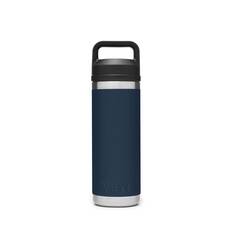 YETI® Rambler® Bottle 18 oz (532ml)  with Chug Cap Navy, Navy, bcf_hi-res