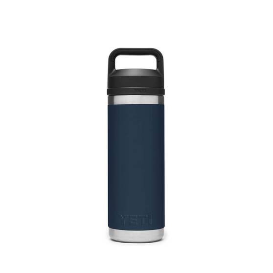 YETI® Rambler® Bottle 18 oz (532ml)  with Chug Cap Navy, Navy, bcf_hi-res